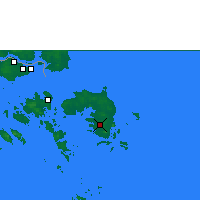 Nearby Forecast Locations - Tanjungpinang - Map