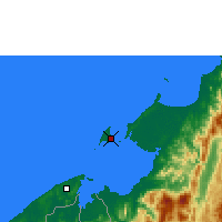 Nearby Forecast Locations - Labuan - Map