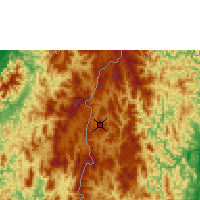 Nearby Forecast Locations - Long Bawan - Map