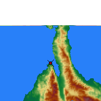 Nearby Forecast Locations - Palu - Map