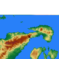 Nearby Forecast Locations - Luwuk - Map