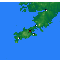 Nearby Forecast Locations - Dalian Airport - Map