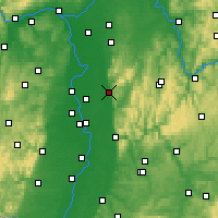 Nearby Forecast Locations - Heppenheim - Map