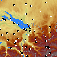 Nearby Forecast Locations - Lindau - Map