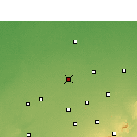 Nearby Forecast Locations - Churu - Map