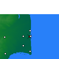 Nearby Forecast Locations - Nagapattinam - Map