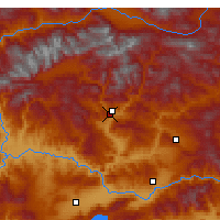 Nearby Forecast Locations - Tunceli - Map