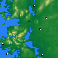 Nearby Forecast Locations - Castlebar - Map