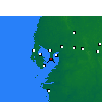 Nearby Forecast Locations - Macdill - Map