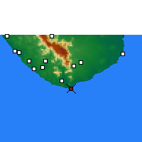 Nearby Forecast Locations - Kanyakumari - Map