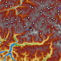 Nearby Forecast Locations - Lake Silvaplana - Map