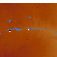 Nearby Forecast Locations - Lamar - Map