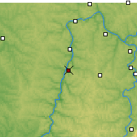 Nearby Forecast Locations - Wheeling - Map