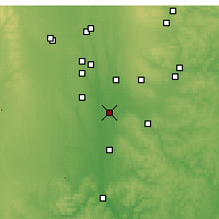 Nearby Forecast Locations - Rickenbacker - Map