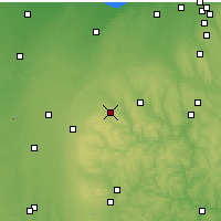 Nearby Forecast Locations - Mansfield - Map