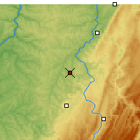 Nearby Forecast Locations - Clarksburg - Map