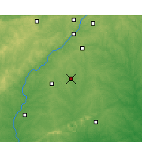 Nearby Forecast Locations - Atlanta/Nexrad - Map