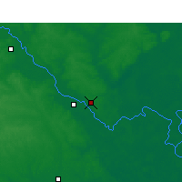 Nearby Forecast Locations - Pineville - Map