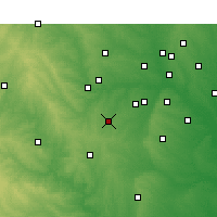 Nearby Forecast Locations - Burleson - Map