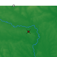 Nearby Forecast Locations - Texarkana - Map