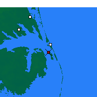 Nearby Forecast Locations - Manteo - Map