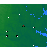 Nearby Forecast Locations - Greenville - Map