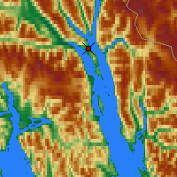 Nearby Forecast Locations - Haines - Map