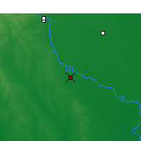 Nearby Forecast Locations - Pine Bluff - Map