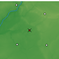 Nearby Forecast Locations - Lincoln - Map