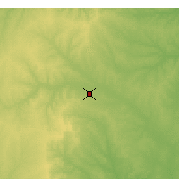 Nearby Forecast Locations - Emporia - Map