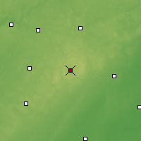 Nearby Forecast Locations - Hillsdale - Map