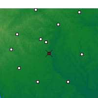 Nearby Forecast Locations - Fayetteville - Map