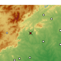 Nearby Forecast Locations - Rutherfordton - Map