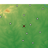 Nearby Forecast Locations - Gastonia - Map