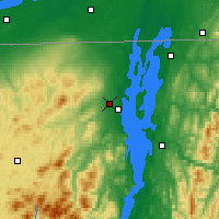 Nearby Forecast Locations - Plattsburgh - Map