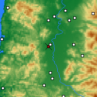 Nearby Forecast Locations - Corvallis - Map