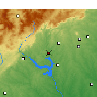 Nearby Forecast Locations - Clemson - Map