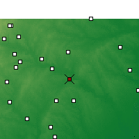 Nearby Forecast Locations - La Grange - Map