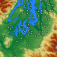 Nearby Forecast Locations - Tacoma - Map