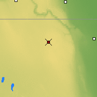 Nearby Forecast Locations - Langdon - Map