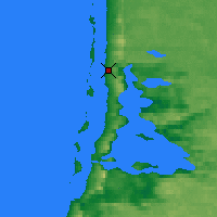 Nearby Forecast Locations - Umiujaq - Map