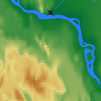 Nearby Forecast Locations - Ft. Norman - Map