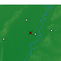 Nearby Forecast Locations - Blytheville - Map