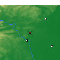 Nearby Forecast Locations - Little R. AFB - Map