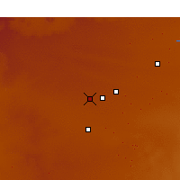 Nearby Forecast Locations - Cannon Air Force Base - Map