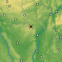 Nearby Forecast Locations - Esch-sur-Alzette - Map