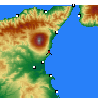 Nearby Forecast Locations - Acireale - Map