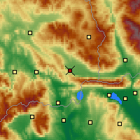 Nearby Forecast Locations - Strumica - Map