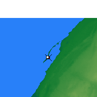 Nearby Forecast Locations - Dakhla - Map