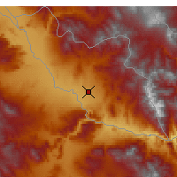 Nearby Forecast Locations - Nakhchivan - Map